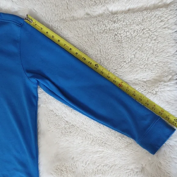 Southern Tide, Size M,Men's Blue Quarter-Zip Sweater - Picture 15 of 17